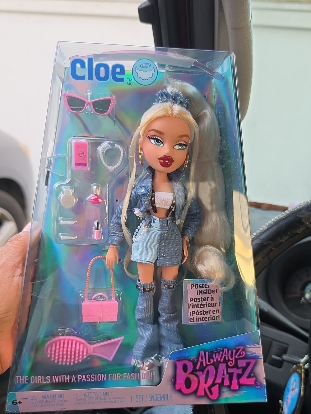 Cloe Blonde Fashion Doll with Blue Denim Outfit by Bratz